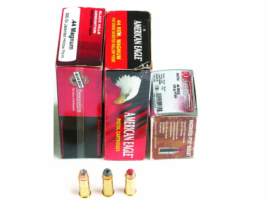 Typically used in revolvers, the .44 Magnum is a popular and powerful straight-wall cartridge option for hunting.