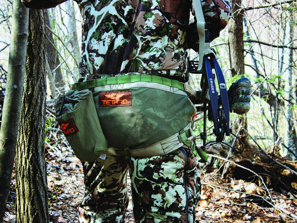 A tree-saddle, like the Tethrd Mantis, is so lightweight; it can easily and noiselessly be worn into the field.