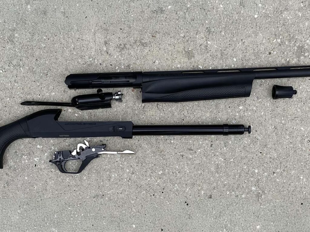 Field stripping the Retay ACE is simple and easy with no tools required.